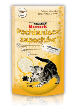 BENEK Neutralizator Naturalny pochłaniacz zapachów kuwety kota 450g