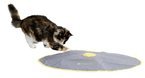 KERBL zabawka gra interaktywna dla kota uciekające piórka mata wędka