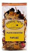 HERBAL PETS Płatki kwiatów przysmak dla ptaków papug papugi