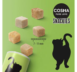 COSMA Snackies Tuńczyk liofilizowany przysmak kota tuba z tuńczykiem 25g