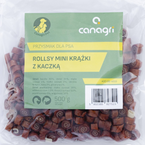 CANAGRI Rollsy krążki z kaczki 90% mięso kaczka przysmak psa treserki 500g