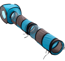 Connect 2w1 Tunel + Budka kota plac zabaw składany modułowy zabawka 140 cm