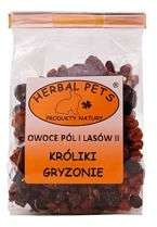 HERBAL PETS Owoce pól i lasów II przysmak królika kawii świnki gryzoni 75g