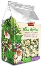 VITA HERBAL Zielone warzywa groszek przysmak królika kawii świnki gryzoni