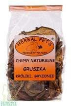 HERBAL PETS gruszka suszona chipsy dla królika kawii świnki gryzoni 75g