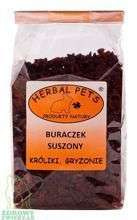 HERBAL PETS Burak czerwony buraczek suszony dla królika kawii gryzoni 125g