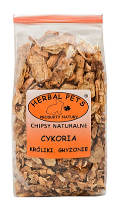 HERBAL PETS Cykoria chipsy przysmak królika kawii świnki gryzoni 125g