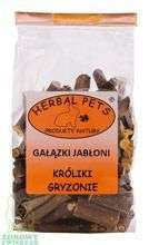 HERBAL PETS gałązki jabłoni gryzak ściera zęby królika kawii świnki gryzoni