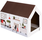 Domek kota XL Home drapak tekturowy legowisko zabawka pudełko 58 x41x36 cm