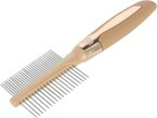 MAGIC BRUSH Fur Comb Grzebień dwustronny do czesania psa kota złoty