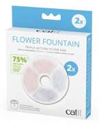 CATIT FLOWER Filtr do wody fontanny poidła FLOWER 3L filtry 2 szt.
