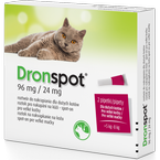 DRONSPOT krople spot on na robaki pasożyty odrobaczenie kota 5-8 kg