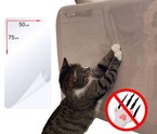 Folia ochronna naklejka przeciw drapaniu kota na meble kanapę sofę 75x50cm