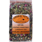 HERBAL PETS Grysik Ziołowo Warzywny i Płatki Róży przysmak królika gryzoni