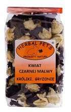 HERBAL PETS kwiat czarnej malwy malwa dla królika kawii świnki gryzoni 20g