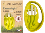 KLESZCZOŁAPKI Clip Box Tick Twister Trio w etui 3 haczyki usuwania kleszczy