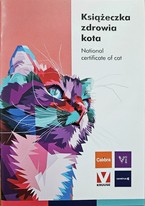 MEDIVET Książeczka zdrowia kota książka weterynaryjna kotów międzynarodowa