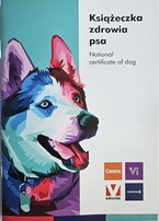 MEDIVET Książeczka zdrowia psa książka weterynaryjna psów międzynarodowa