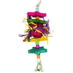 PANAMA PET Kolorowa zabawka huśtawka nimfy ptaków papugi z dzwonkiem 24cm