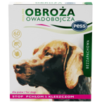 PESS - PER Obroża owadobójcza na pchły kleszcze dla psa bezzapachowa 60cm