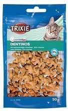 TRIXIE Denta Fun Dentinos Mięso z rybą przysmak czyści zęby kota