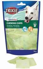 TRIXIE Denta Fun Spirulina Chewing Chips przysmak do żucia czyści zęby psa