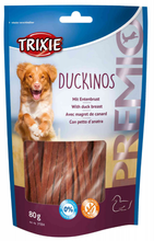 TRIXIE Duckinos Kaczka 63% mięso paski z kaczki przysmak gryzak psa 80g