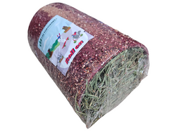  FACTORYHERBS Roll On Tunel XXL warzywny z sianem dla królika gryzoni 30cm