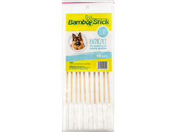 BAMBOOSTICK Patyczki bambusowe do czyszczenia higieny uszu psa L-XL 10 szt.