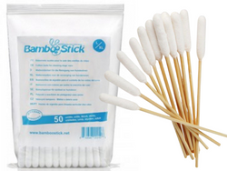 BAMBOOSTICK Patyczki bambusowe do czyszczenia higieny uszu psa L-XL 50szt.