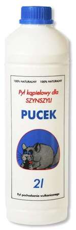 CERTECH PUCEK Piasek pył kąpielowy dla szynszyli chomika gryzoni 2L 1,8kg