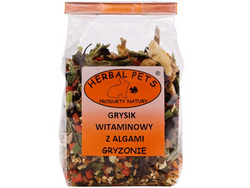 HERBAL PETS Grysik Witaminowy z Algami przysmak chomika szynszyli gryzoni