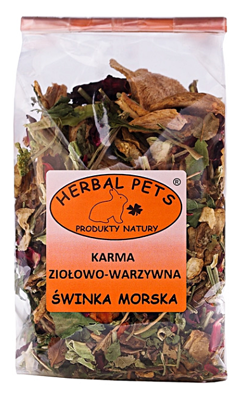 HERBAL PETS Karma ziołowo-warzywna przysmak dla świnki morskiej kawii