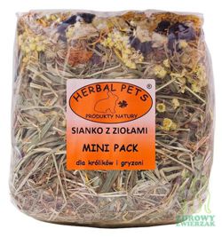 HERBAL PETS Siano ziołowe sianko królika kawii gryzoni z ziołami 300g