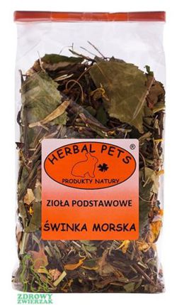 HERBAL PETS Zioła podstawowe karma mieszanka przysmak kawii świnki morskiej