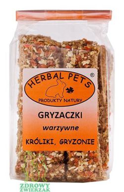 HERBAL PETS gryzaczki warzywne królika kawii świnki szynszyli gryzoni 160g