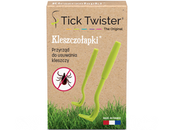 KLESZCZOŁAPKI Tick Twister haczyki do usuwania kleszczy na kleszcze 2 szt.