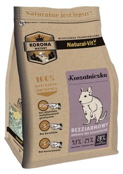 NATURAL VIT Korona Natury pokarm karma dla koszatniczek koszatniczki 750g