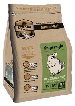 NATURAL VIT Korona Natury pokarm karma jedzenie szynszyla szynszyli 750g