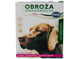 PESS - PER Obroża owadobójcza na pchły kleszcze dla psa bezzapachowa 60cm