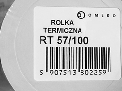 Rolka termiczna kasy fiskalnej rolki termiczne kas fiskalnych 57/100 1szt.