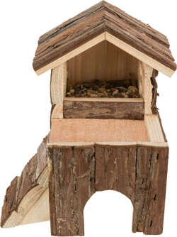 TRIXIE Domek drewniany piętrowy dla chomika myszy gryzoni