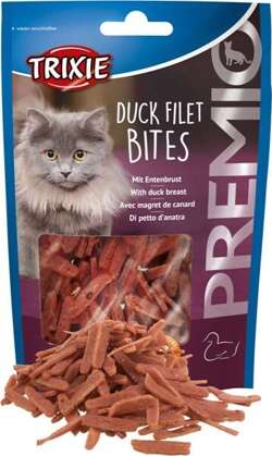 TRIXIE Duck Filet Bites Kaczka 79% mięsa filet z kaczki przysmak dla kota 