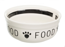 TRIXIE FOOD Miska ceramiczna dla psa z kością na karmę 0,25 L