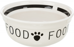 TRIXIE FOOD Miska ceramiczna dla psa z kością na karmę 0,25 L