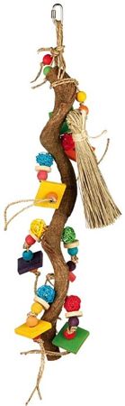 TRIXIE Huśtawka rattanowa zabawka ptaków papug papugi nimfy falistej 60cm