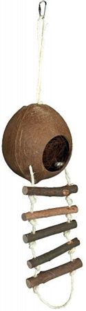 TRIXIE Huśtawka zabawka kokos orzech kokosowy domek chomika ptaków papugi