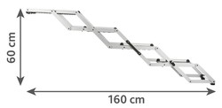TRIXIE Schody lekkie składane rampa pomost mostek dla psa do samochodu auta
