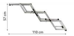 TRIXIE Schody lekkie składane rampa pomost mostek dla psa do samochodu auta