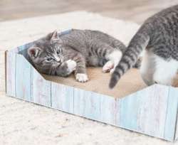 TRIXIE drapak tekturowy kartonowy legowisko pudełko dla kota z tektury 45cm